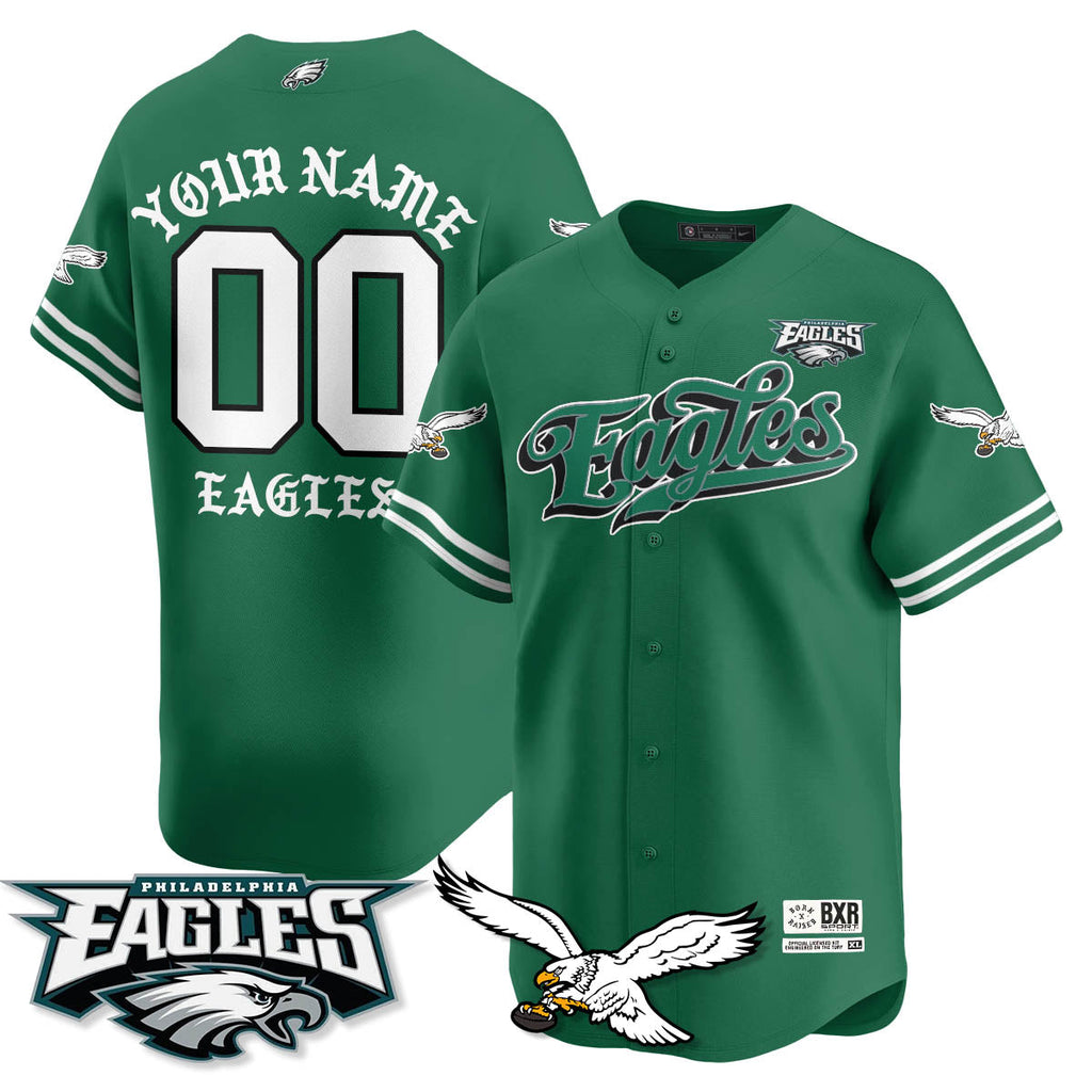 PHI Born x Raised Baseball Jersey - All Stitched