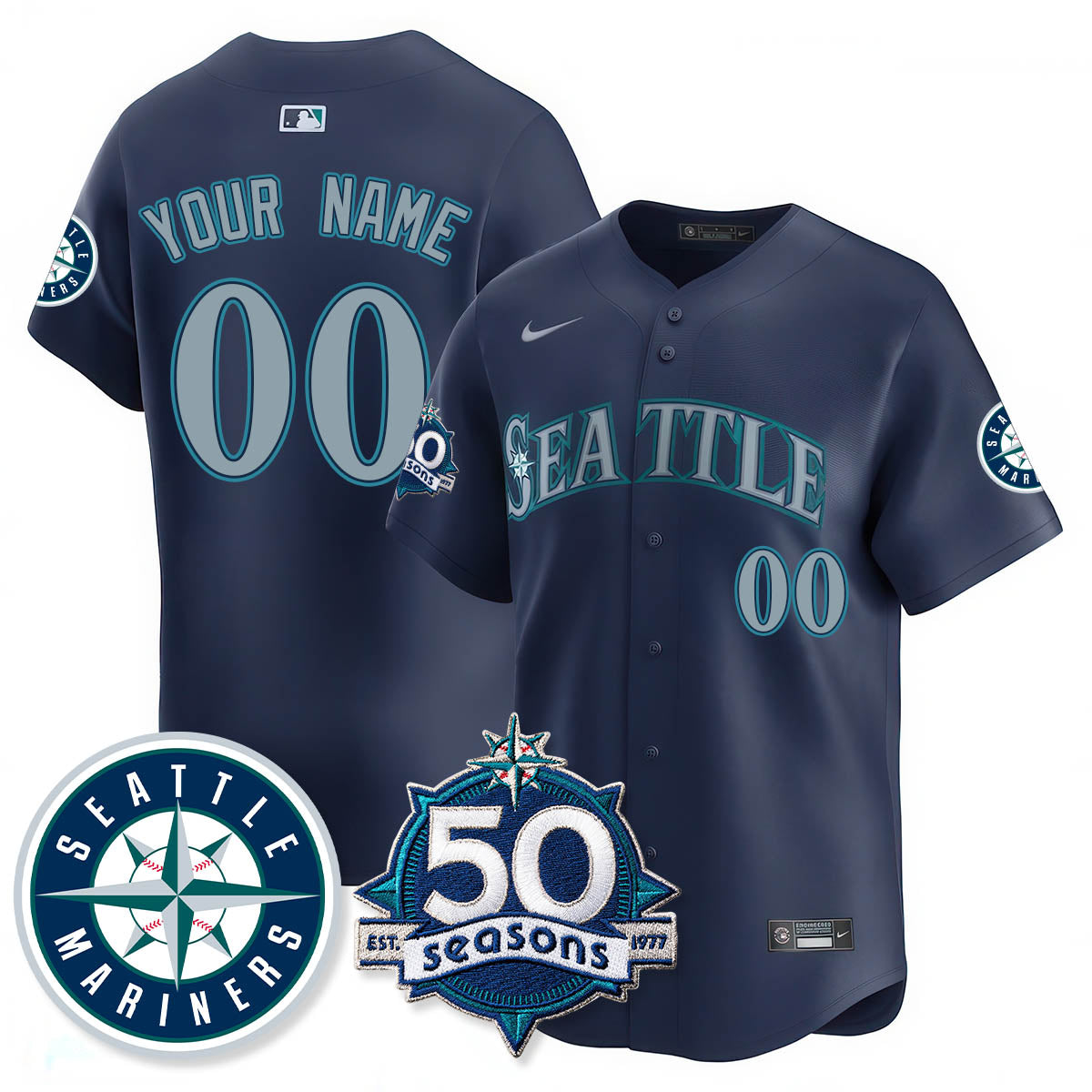 SEA Vapor Premier Limited Jersey - 50th Anniversary - All Stitched