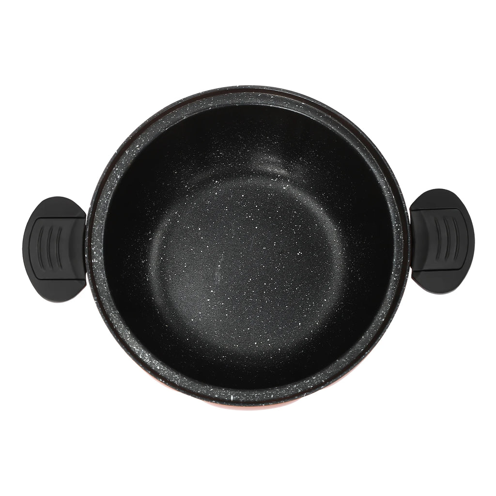 8L Capacity Micro Pressure Cooker Pot with Safe Low Pressure Design for Fast Even Heating Suitable for Gas Stoves & Open Flames