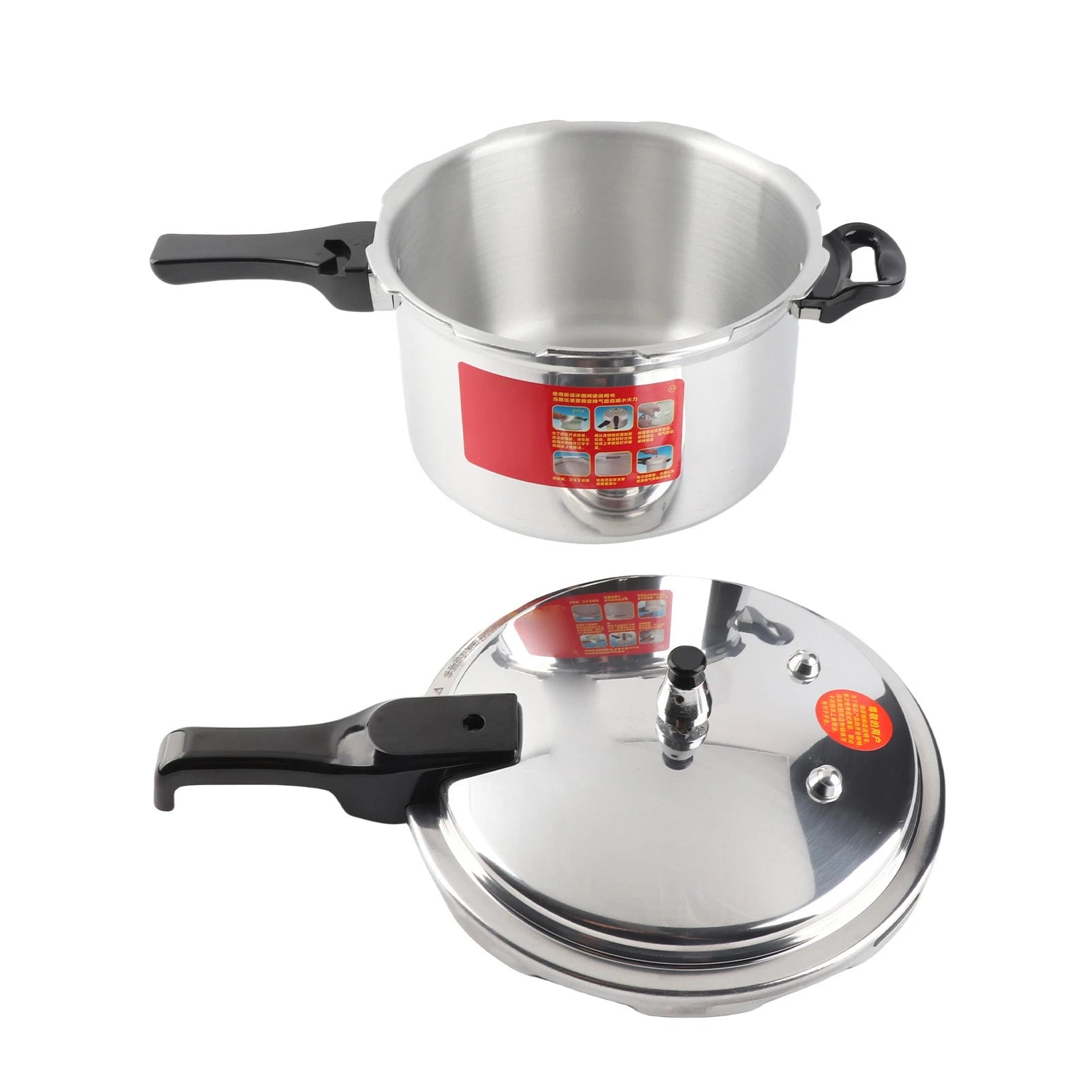 Pressure Cooker Pot Pressure Canner Pressure Cooker Aluminium Alloy Explosion Proof Large Capacity Pressure Canning Pot Cooker
