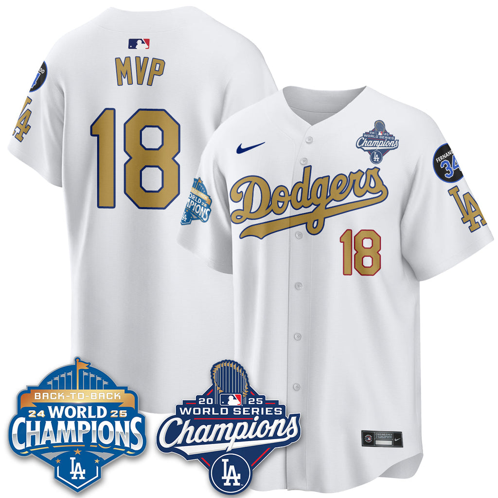 LAD 2025 World Series Champions Men Jersey - All Stitched