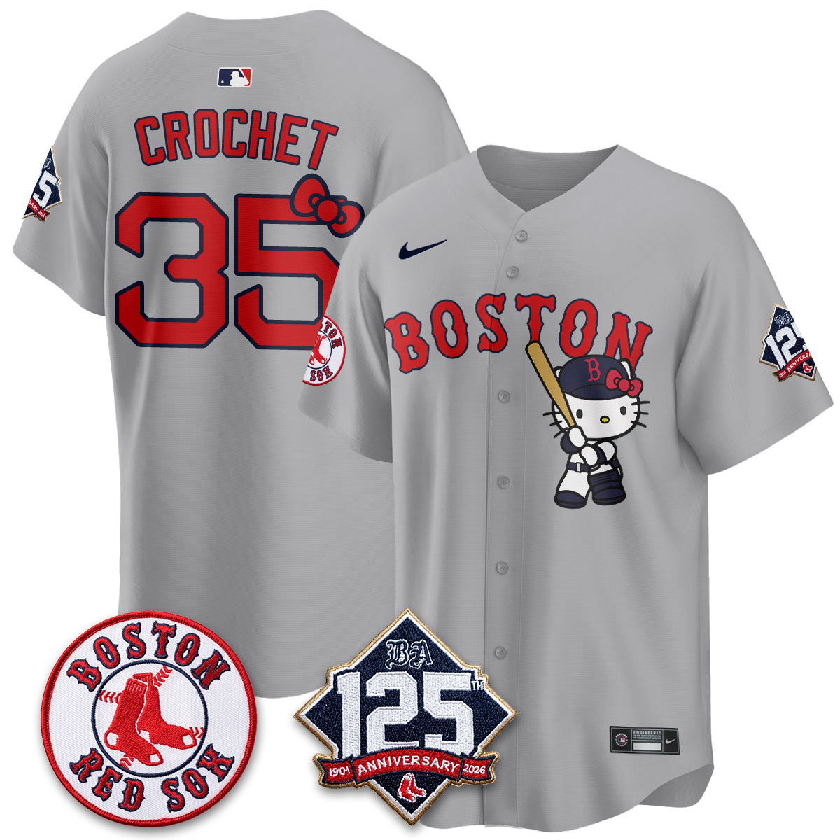 BOS x Meow KT Vapor Limited City Connect Jersey - Stitched