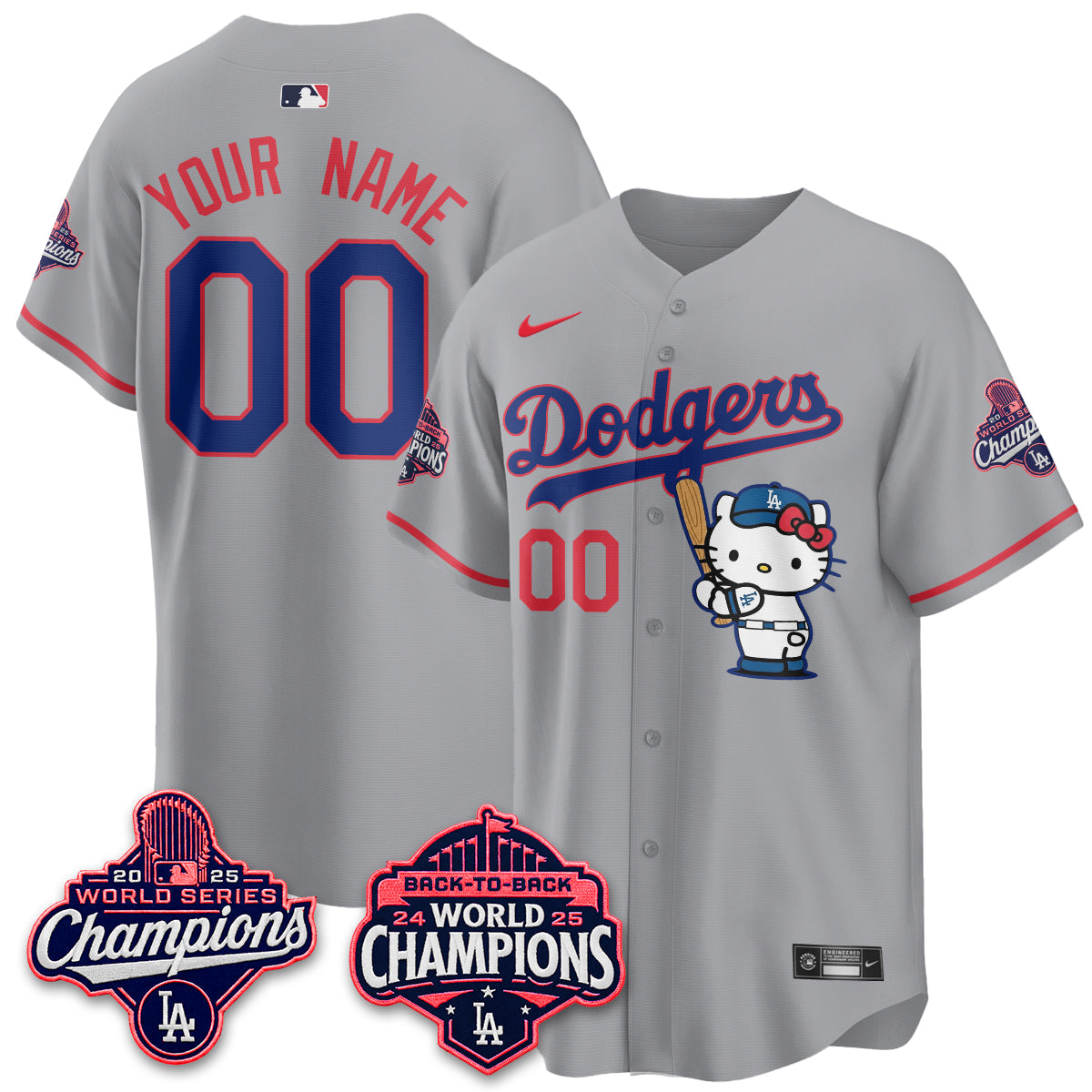 LAD x Hello Kitty Night 2026 Vapor Custom Jersey - Stitched
