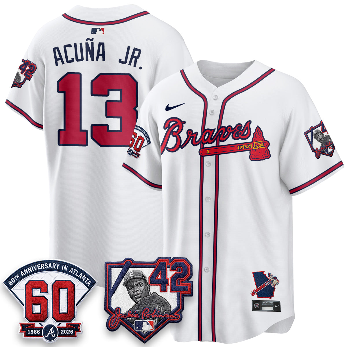 Atlanta Braves 2026 Jackie Robinson Day Vapor Limited Jersey - All Stitched