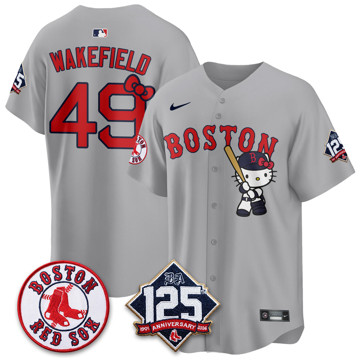 BOS x Meow KT Vapor Limited City Connect Jersey - Stitched