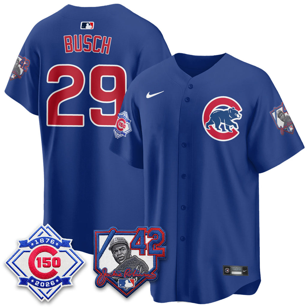 CHC 150th Anniversary & Jackie Robinson Day Patch Vapor Premier Limited Jersey - All Stitched