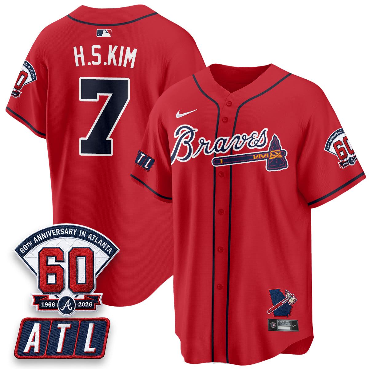 ATL 2026 60th Anniversary Vapor Limited Jersey - All Stitched