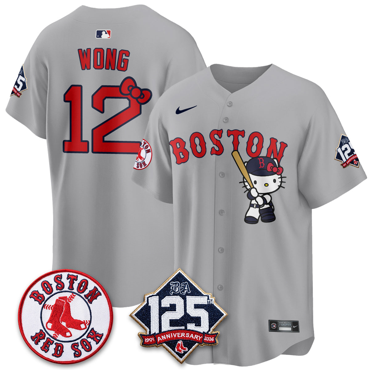 BOS x Meow KT Vapor Limited City Connect Jersey - Stitched