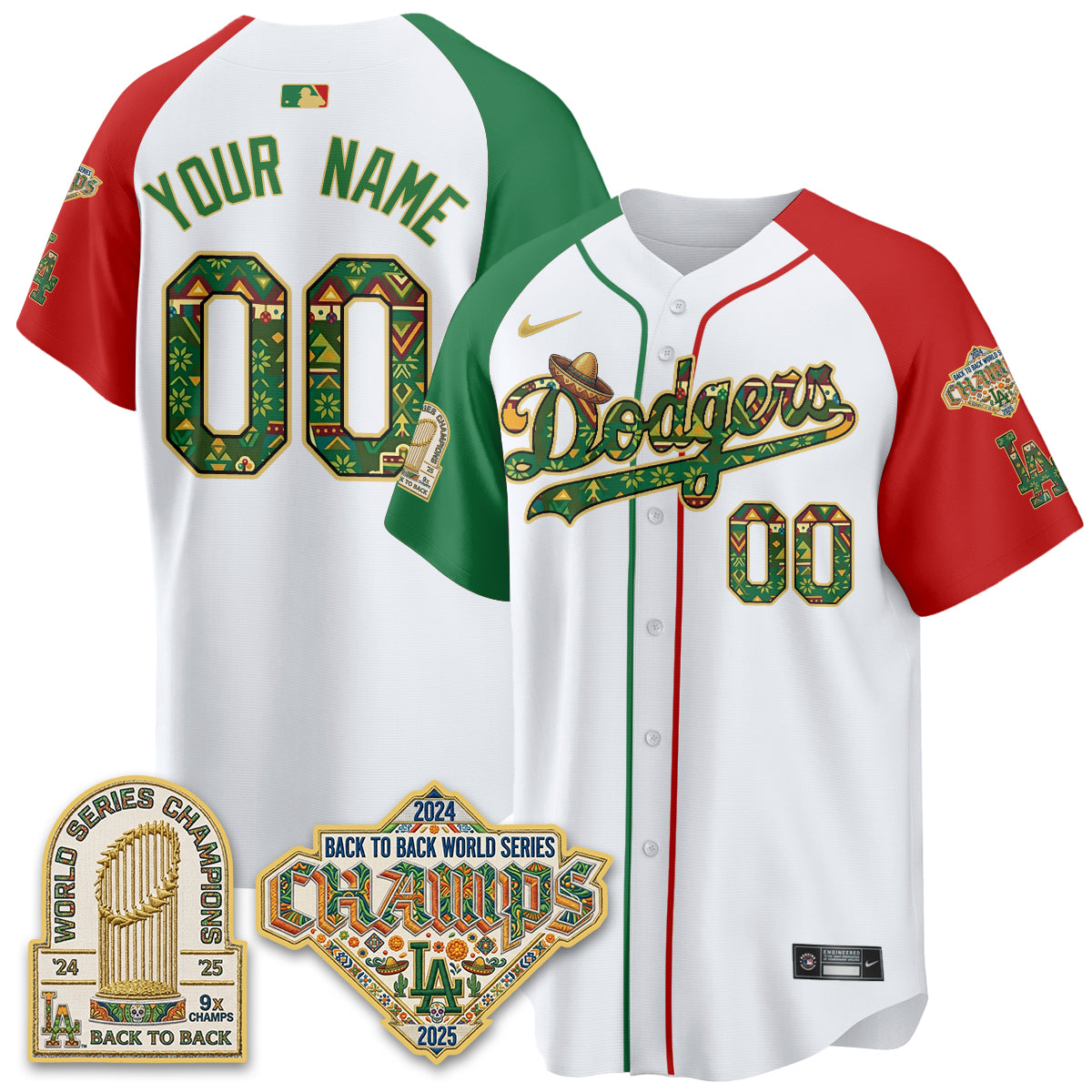 LAD x Mexican Heritage 2026 Limited Vapor Custom Jersey - Stitched