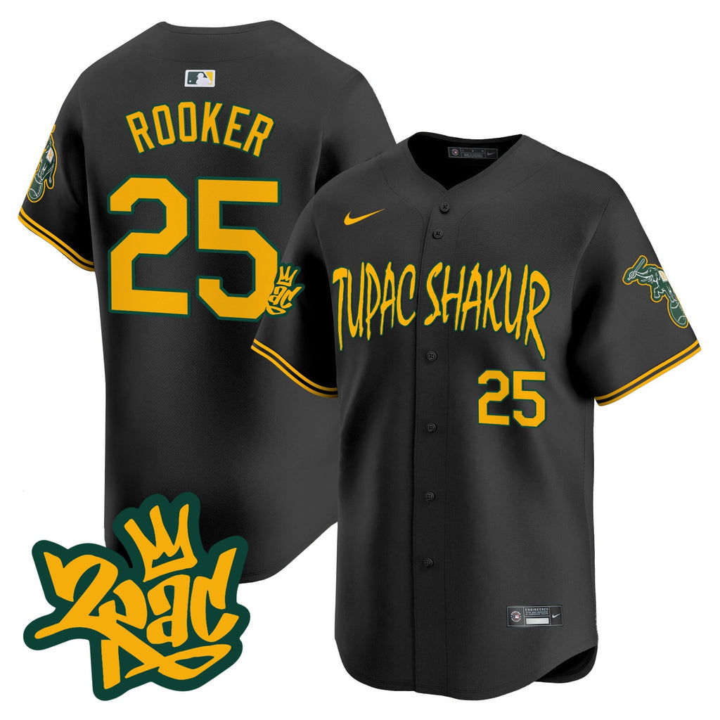 OAK Tupac Shakur Vapor Premier Limited Jersey - All Stitched