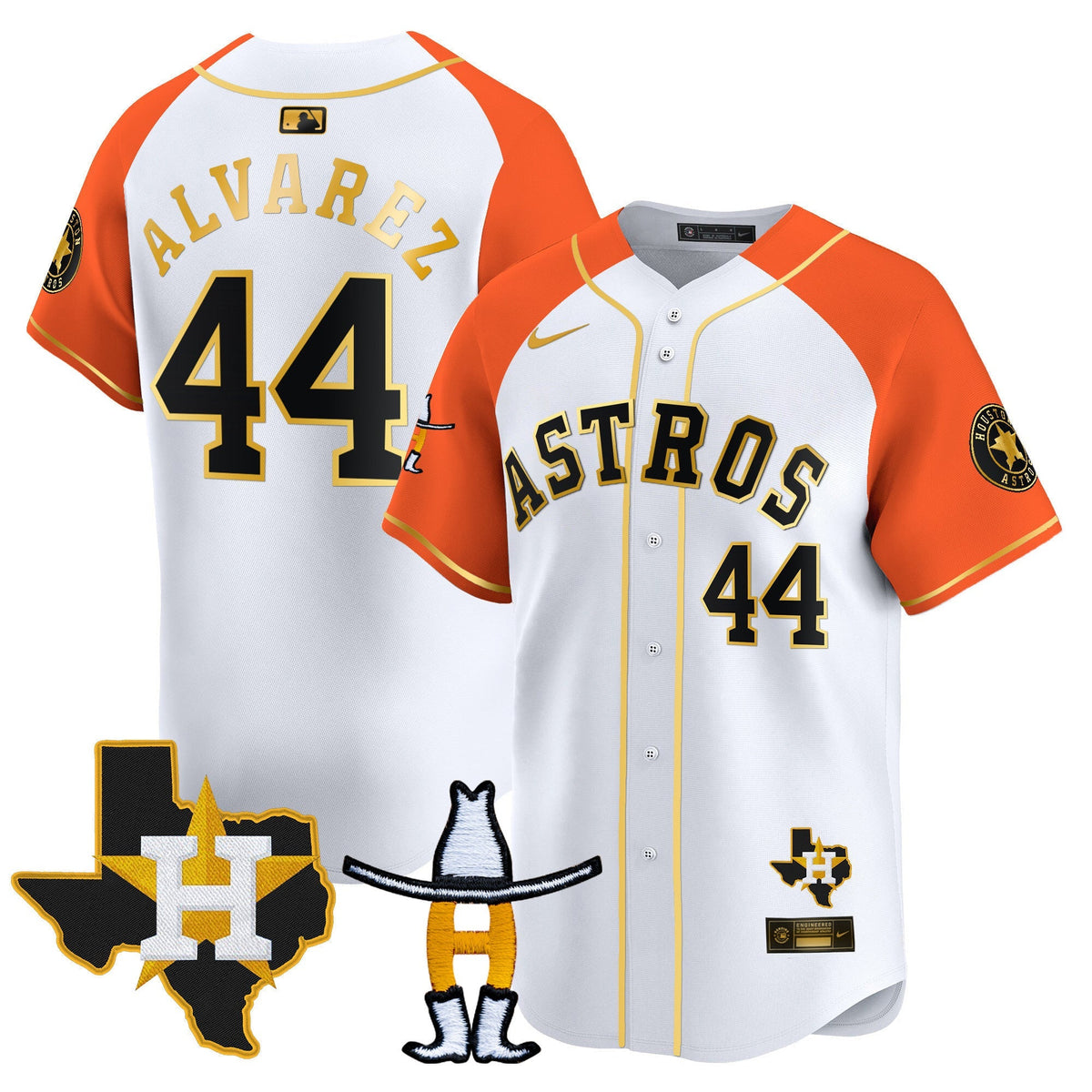HAS Houston Rodeo Patch Vapor Premier Limited Jersey V2 - All Stitched