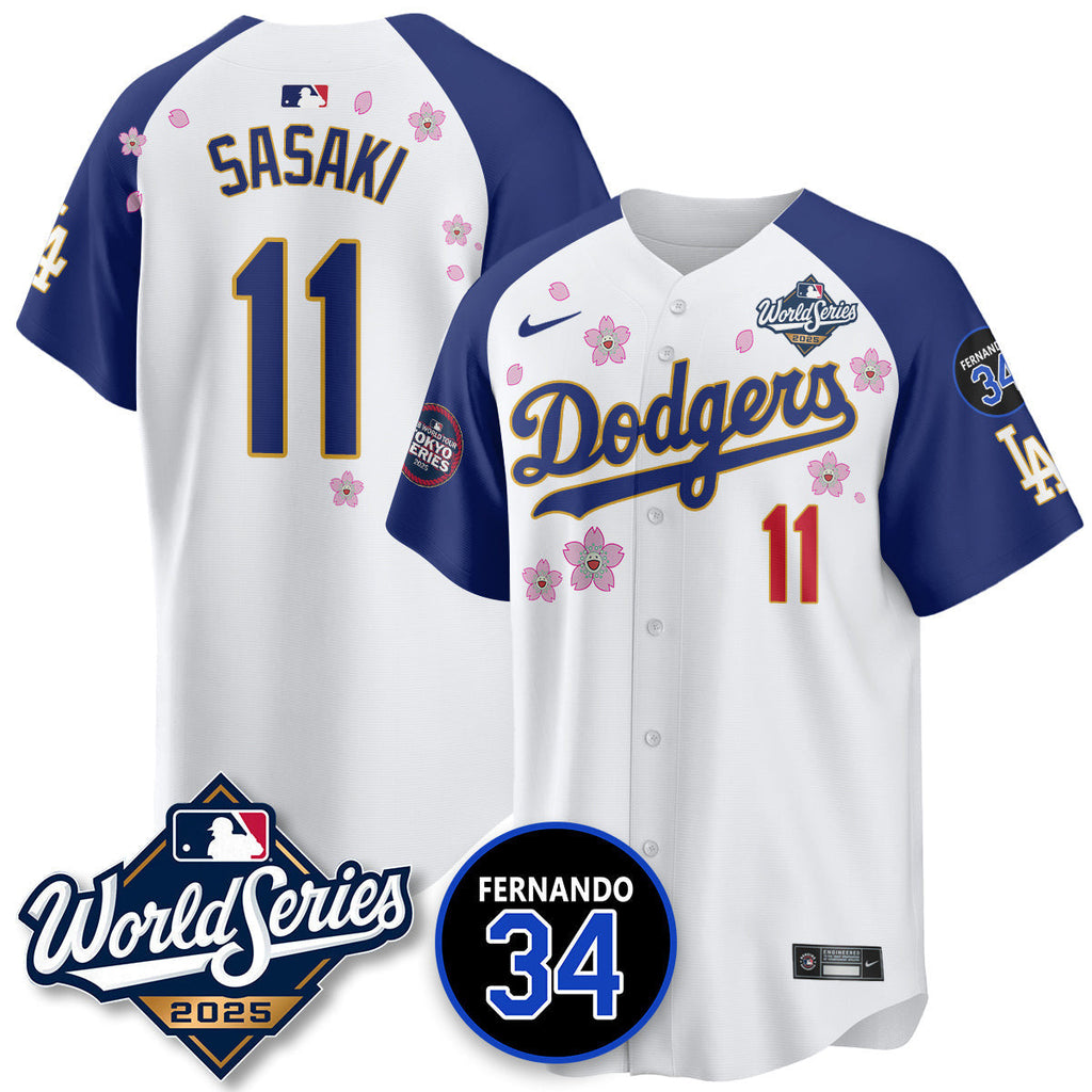 LAD Tokyo Series 2025 NL Champions Jersey - All Stitched